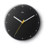 Braun Classic Analogue Wall Clock With Silent Sweeping Quartz Movement, Easy To