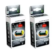 Generic Canon PGI-520BK Compatible Black Ink Tank with Chip - Twin Pack