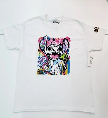 Neff Disneyparks Disneyworld Stitch Art T-Shirt Large NWT Disneyland