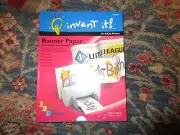 Invent It! Banner Paper 120 Continuous Sheets For Ink Jet Printers NIB SEALED