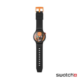 【SWATCH】BIG BOLD系列手錶 IT S SPOOKY TIME 男錶 女錶 瑞士錶 錶(47mm)