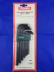 Unbrako Allen keys Allan Alan Long Arm Hex Wrench Set Imperial Tool 28A A/F x7