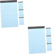 Beavorty Sets Tearable Memo Pad Legal Notepad for Writing Lined Paper Pads Nonstick Design Office School Home Pcs