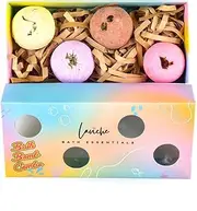 Laviche Bath Bomb Combo | Organic Bath Bombs In One Box | Multi Colour Bath Bombs With Goodness Of Coconut Oil | Gift Set for Christmas