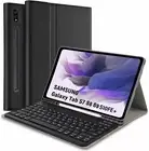 For Samsung Galaxy Tab S7 S9 S10 FE S8 Plus With Bluetooth Keyboard Case Cover