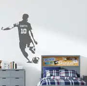 [Namly Design] Wallsticker - Soccer Player / 02 / Personalised