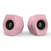 Edifier G2000-PINK G2000 Gaming 2.0 Speakers System Bluetooth V4.2/ USB Sound Card - Pink