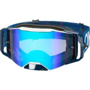 B-55 Cram Blue White Motocross Goggles