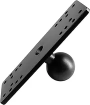 Aluminum Fish Finder Mount with 1.5 Inches/C Size / 38mm Ball, Universal Mounting Plate for Garmin, Lowrance and More, Compatible with RAM Mount, Scotty, iBOLT and More Arm
