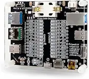 Treedix USB Cable Data Line Test Board Checker Data Wire Charging Test Card Type-C Micro Type A Type B (USB Cable Checker with Acrylic Case)