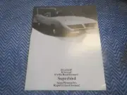 1970 PLYMOUTH SUPERBIRD SALES BROCHURE