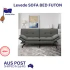 Levede Sofa Bed Futon Recliner Lounge Couch Convertible Fabric 3 Seater 2in1 Bed