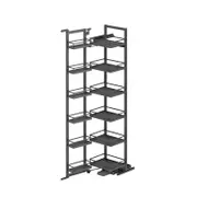 Kaboodle 450mm Swing Pantry Pullout 6 Tier Solid Shelf