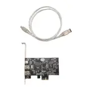 PCI Express x1 PCI-E FireWire 1394a IEEE1394 Controller Card 3 Port For5420