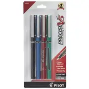 Pilot Rolling Ball Pen Precise V5, Pack of 4, Extra Fine 0.5 mm 94202