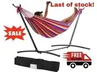 Hammock with Steel Heavy Duty Stand (Carry Bag Included) High Quality