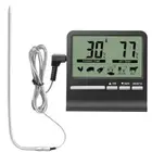 Digital Kitchen Food Thermometer Probe Meter Oven Meat Cooking Alarm Timer HOT