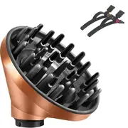 Diffuser Nozzle Curling Iron Converting for Dyson Airwrap HS05 HS03 HS01 Styler Hair Dryer Diffuser Gold