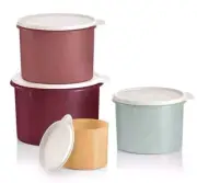 TUPPERWARE NEW CLASSIC STACKING CANISTER SET
