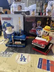 Inland Empire 66ers Pachucos Lowrider Bobblehead s 2004 and 2025 Sugar skulls