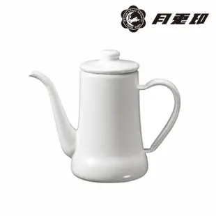 【JIA 品家】福利品-月兔印琺瑯手沖壺0.7L(黑色/藍色/白色/紅色/黃色五色任選)