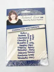 TATTERED LACE- CHARACTER SENTIMENTS - D616 - BRAND NEW