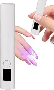 Gel Light for Nail Polish | Quick Drying LED UV Manicure Light | Nail Dryer Lamp with 250mAh Battery, Type-C Charging for Home, Travel, Business Trip