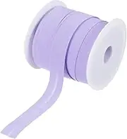 sourcing map 3/4 Inch Single Fold Bias Tape Polyester Continuous Bulk Bias Tape Roll for Sewing, Seaming Quilting Hemming Binding Crafts (Light Purple 25 Yards)
