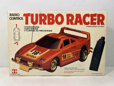 Vintage 1989 T.T. Toys Radio Control Turbo Racer
