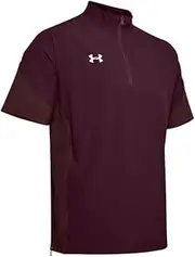 [Under Armour] Squad Coach Short Sleeve Mens Quarter Zip Top