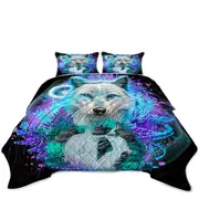 Animals Art Wolf Spirit Coverlet
