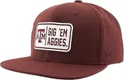 Zephyr ZHATS Standard NCAA Officially Licensed Hat Flat Snapback Z11 Defer Team Color