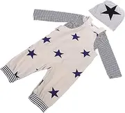 [BESPORTBLE] Spring Toddler Suit Long-sleeved Shirt Star Trouser Boys and Girls Festival Outfit Boys' Set