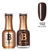 Billionaire Gel Polish UV LED & Nail Lacquer Duo 102 He Is Cool 15ml
