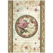 Stamperia Rice Paper Sheet A4-Precious Peony - 6 Pack