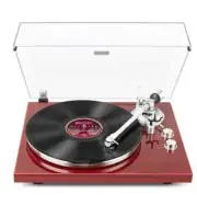 1 BY ONE Belt Drive Turntable with Bluetooth Connectivity, Built-in Phono Pre...