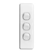 Clipsal Classic 3 Gang Architrave Switch
