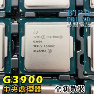 【鳥鵬電腦】Intel Celeron G3900 G4900 CPU 處理器 雙核 1151腳位 全新散裝 全新品