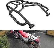 COPART Motorcycle Rear Luggage Rack with Hand Grip Rail Bar for Honda CRF250L CRF250M CRF250 Rally 2012-2019 (Black)