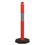ProChoice BB6 6kg Orange Hi-Vis Reflective Safety Bollard with Base