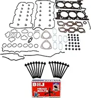 DNJ HGB4103 Cylinder Head Set with Head Bolt Kit For 2007-2008 for Ford Escape 3.0L 2968cc 181cid V6 DOHC