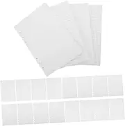 TEHAUX 6 Ring Loose Leaf Paper Binder Refill 180 Sheets for Planner Planner Journal Notebook