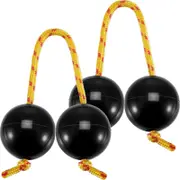 Pack Of 2 Aslatua Authentic Shaker,Instrument Hand Percussion Instruments Hand Shaker Balls For Lovers Beginners Black