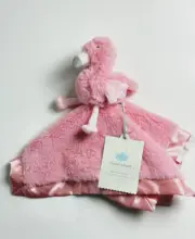 NEW Cloud Island Pink Flamingo Security Blanket Stuffed Animal Lovey Baby Shower