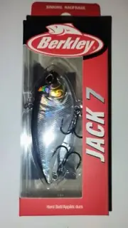 Berkley Jack 7 3/4 Ounce Lipless Crankbait - 2.7 Inch Black Silver Color