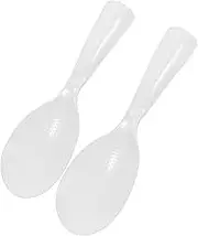 GLEAVI 2pcs Reusable Rice Spoon Non Stick Rice Spatula Serving Utensils for Home Kitchen Easy to Clean Compact Design Dining