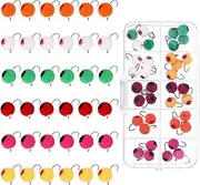 Sonwyoung 36pcs Fly Fishing Flies in Size 12 with Box, Dry Fly, Fishing Flies Assotment Trout Flies for Trout, Salmon, Bass, Steelhead Fly