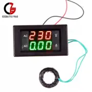 AC 80-300V 100A Digital LCD Ammeter Voltmeter LED Panel Amp Volt Meter Gauge