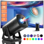 Mini Projector with WiFi and Bluetooth, 4K 1080P Support Portable Projector, ...