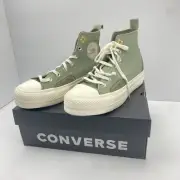 Womens Size 8.5 CONVERSE CTAS Lift Platform High Autumn Embroidery Shoes A05069C